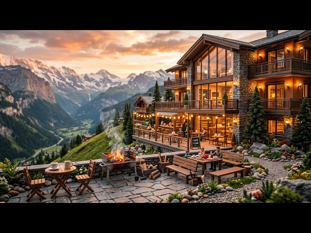From Empty Mountain to a Luxury Hotel & Cozy Café | Miniature 8K