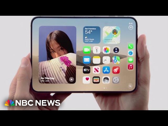 Apple unveils new products, including first foldable iPhone, at annual event