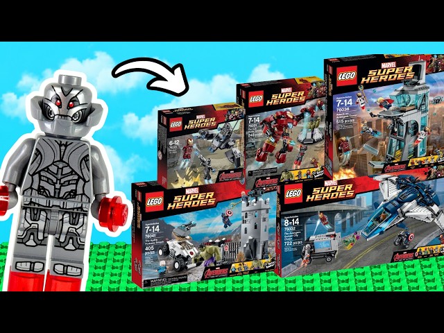 I Built Every LEGO Age of Ultron Set Ever Made… 