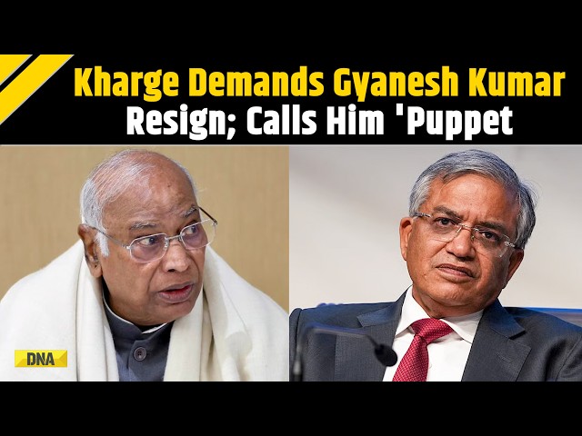ECI Row: Kharge Demands CEC Gyanesh Kumar's Removal & PM Modi's Resignation At CWC Meet