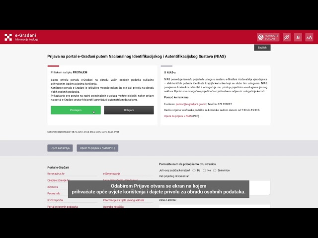 Kako se prvi put prijaviti u portal e Građani?