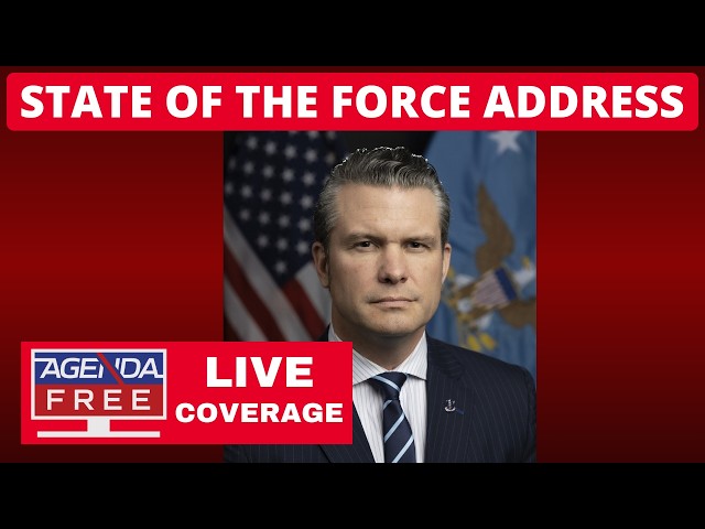Defense Secretary Hegseth Gives State of the Force Address - LIVE Breaking News Coverage