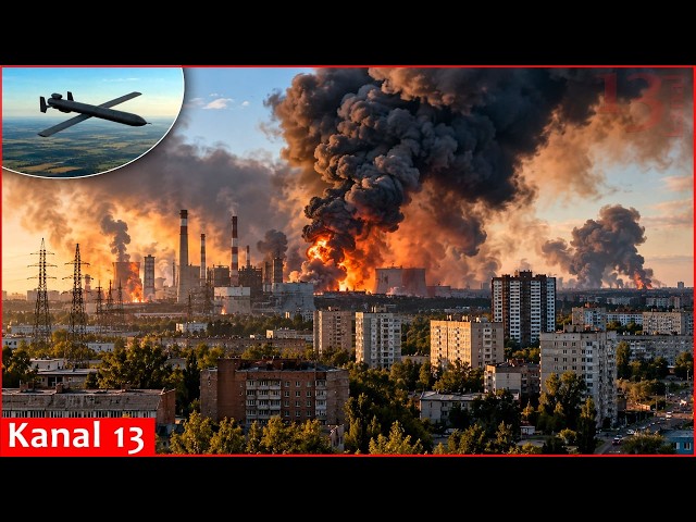 Ukraine launched a strike on Russia's rear with its jet-powered drones at 800 km/h