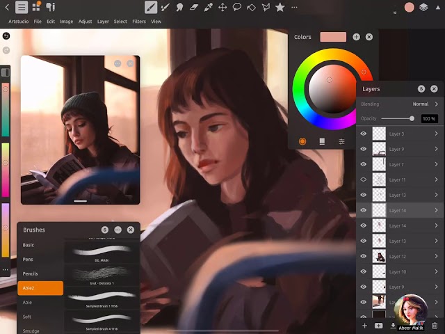 How I paint in Ipad Artstudio Pro