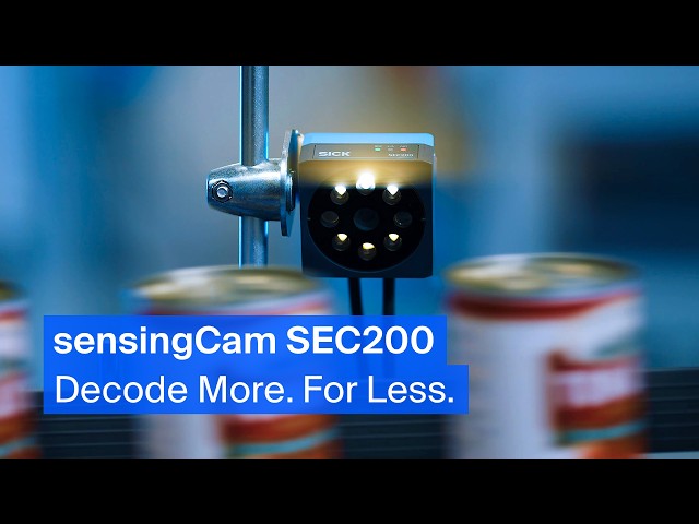 sensingCam SEC200: Simple Code Reading for Production & Logistics