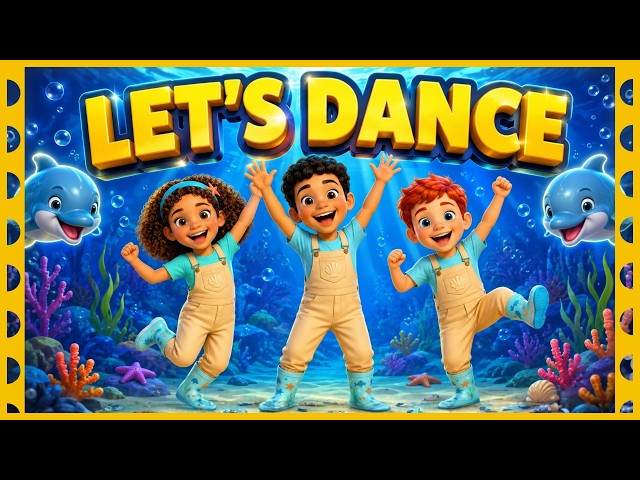 Ocean Dance Song for Kids🐬 | School Program Dance for Kids | Sea Animal Song