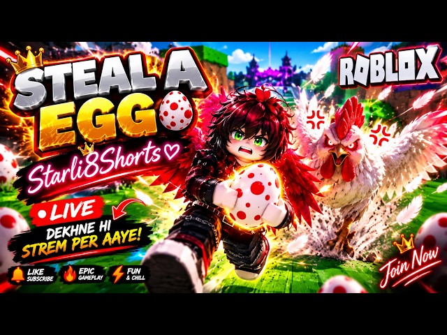 Steal The Egg in Roblox!  (Epic Gameplay Live Stream!)