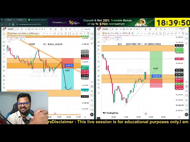🔴LIVE GOLD TRADING /XAUUSD LIVE /BTCUSDLIVE #crypto #goldtrading #livetrading #gold @tradesesikho