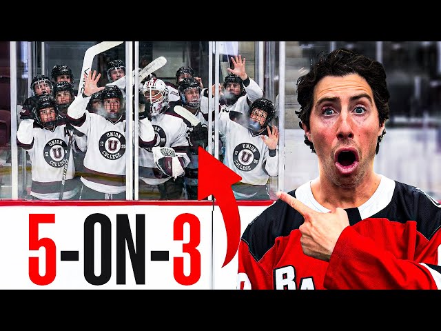 CAN WE BEAT A NCAA D1 TEAM WITH A 5-ON-3 POWERPLAY ALL GAME?