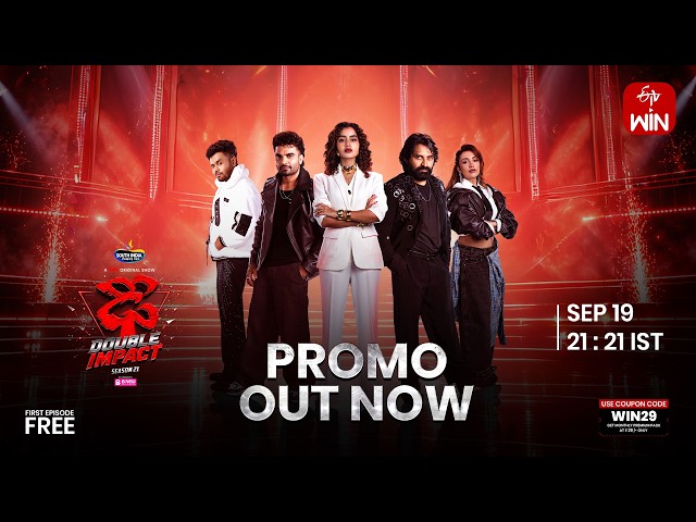 Dhee 21 – Double Impact | Official Promo | Sept 19 at 21:21 | First Episode FREE