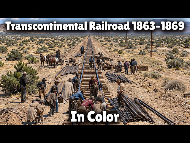 Building the Transcontinental Railroad (1863–1869): The 1,900-Mile Race Across America
