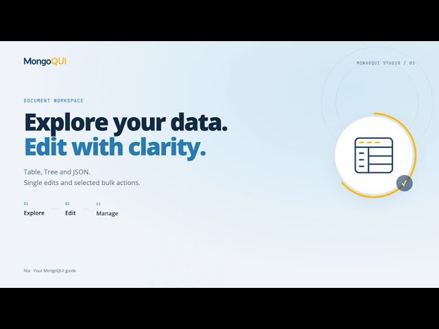View, Edit and Manage MongoDB Documents | MongoQUI