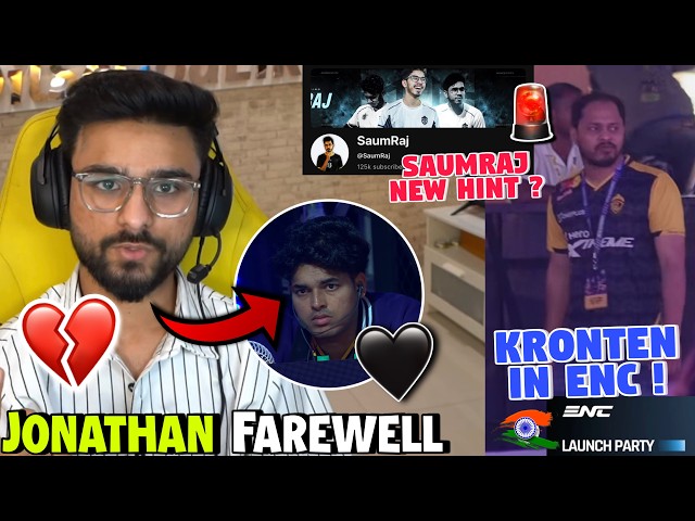 Lolzz On Jonathan Farewell💔Decode Jonny New Sign🖤😳Kronten In ENC💛🇮🇳SaumRaj New Hint🚨