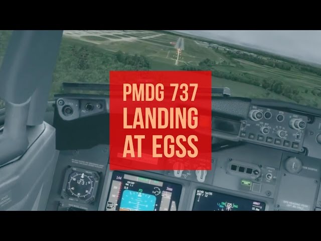PMDG 737 NGX Landing - London Stansted EGSS | ✈ The Virtual Airline Pilot