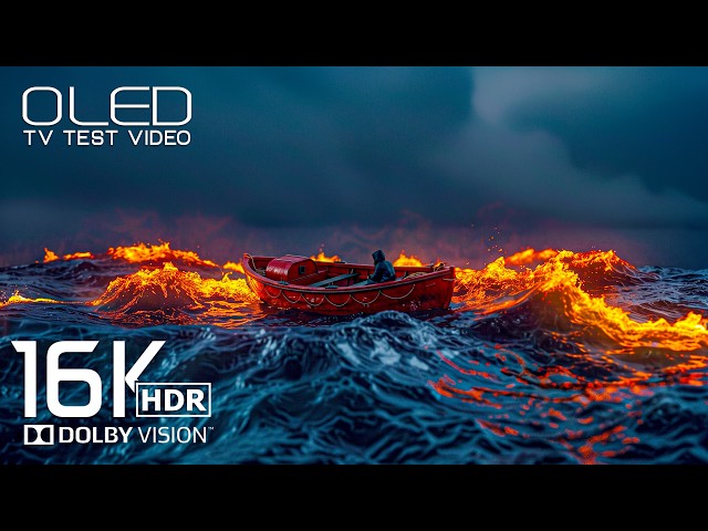 Beyond the Horizon: Insane OLED TEST Dolby Vision 16K HDR 120fps for 8K Video/4K Video ULTRA HD TV