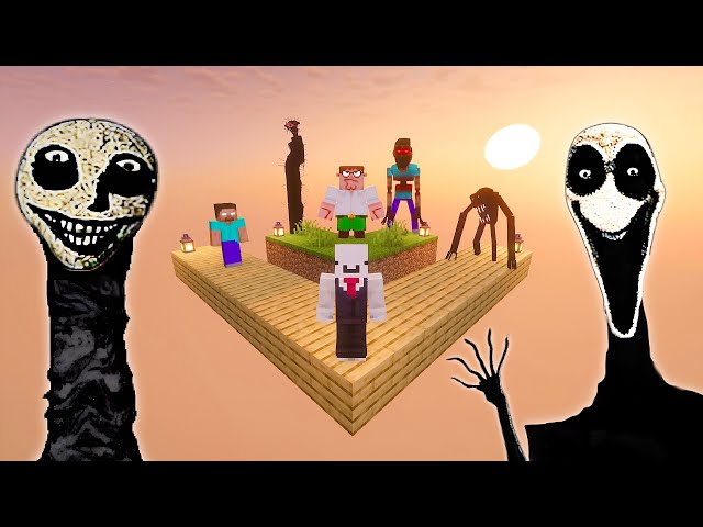I Survived Every Minecraft Horror Mod On Skyblock [FULL MOVIE]