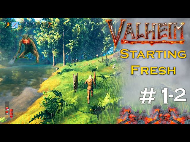 A Fresh Start on an Epic Journey - How it Feels To be a VIKING - Valheim Gameplay  Part 1-2