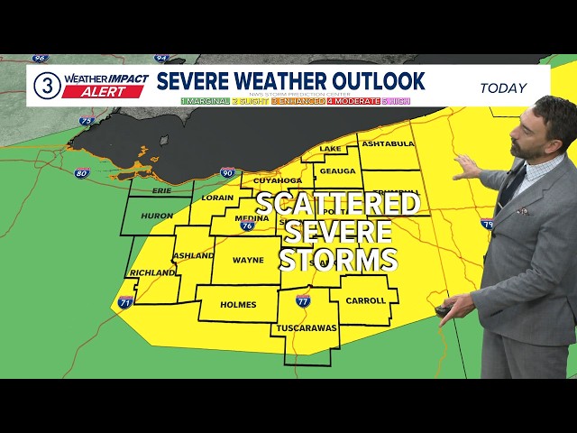 Strong storms possible: Cleveland weather forecast for Sept. 9, 2026