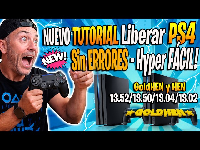 NEW TUTORIAL: Jailbreak PS4 13.52 or LOWER - ERROR-FREE and VERY, VERY EASY