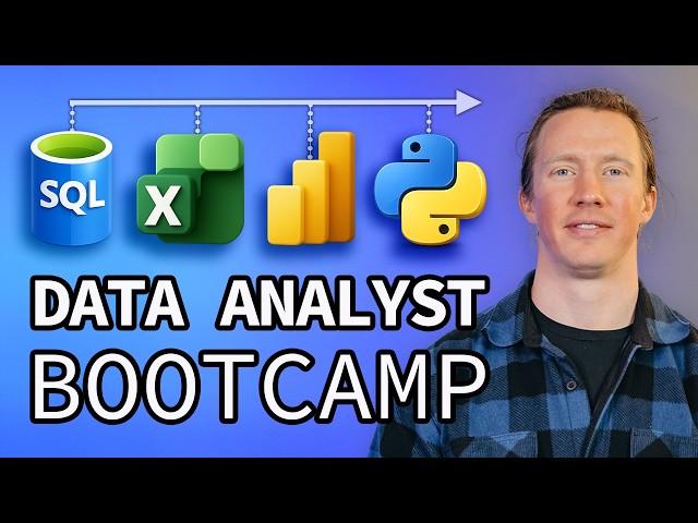 Data Analyst Bootcamp (FREE 35+ Hour Full Course) - SQL, Excel, Power BI, Python, AI & GitHub
