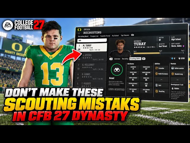 Don’t make these scouting mistakes in CFB 27 Dynasty