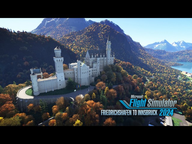Black Square Commander | Friedrichshafen to Innsbruck | Microsoft Flight Simulator 2024 4K