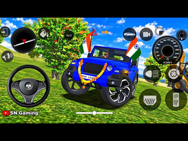 Modified Mahindra Thar Car Games: Indian Cars (Gadi Wala Game) - Car Games Android Gameplay 2026