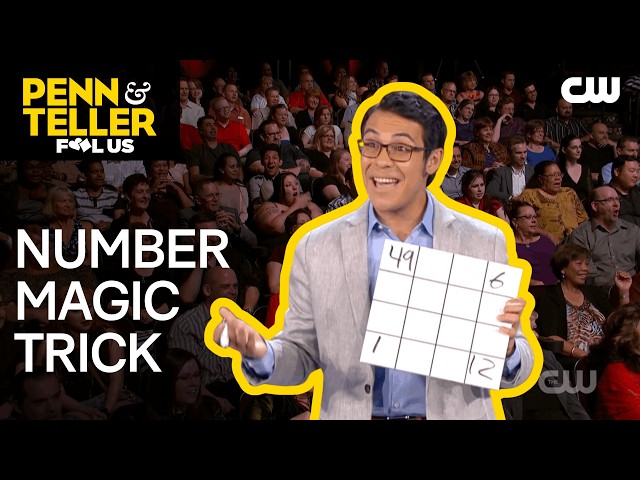 Magician Performs Mathematics Magic Trick | Penn & Teller: Fool Us | The CW