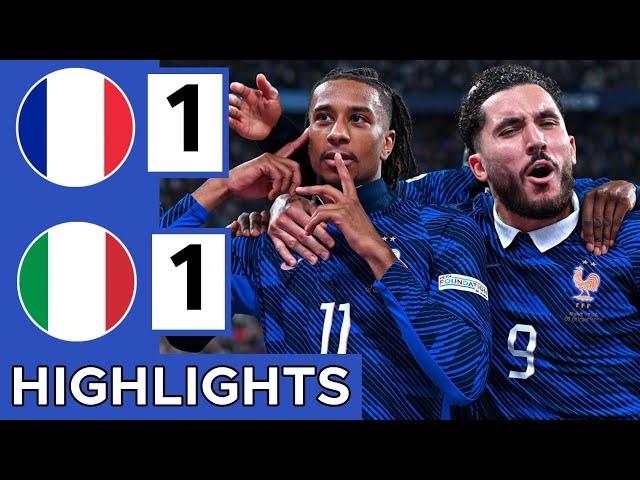🔵France vs Italy (1-1) Extended HIGHLIGHTS | UEFA Nations League