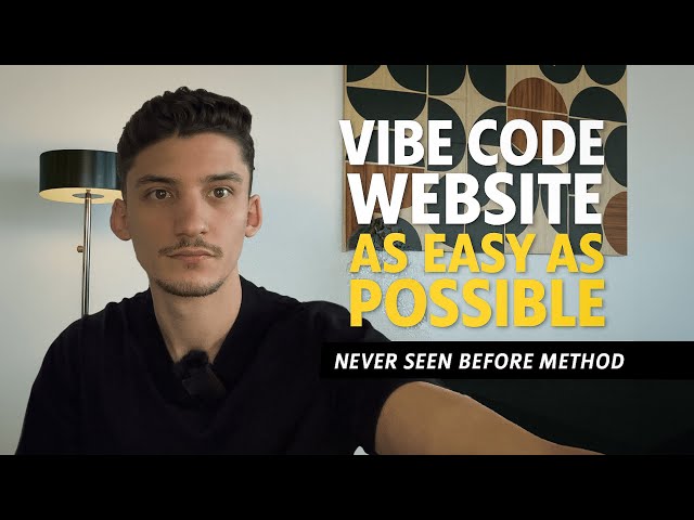 Vibe Coding a Full Website as EASY as possible! (New secret METHOD!)
