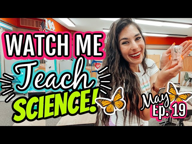 WATCH ME TEACH SCIENCE PT.1 // THIRD GRADE TEACHER. VLOG 2021