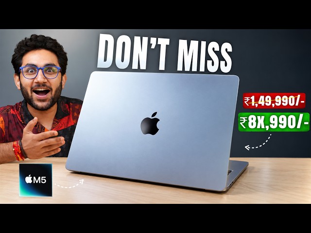 Last Chance to Buy MacBook Air M5 This Cheap! | Flipkart Big Billion Days Sale