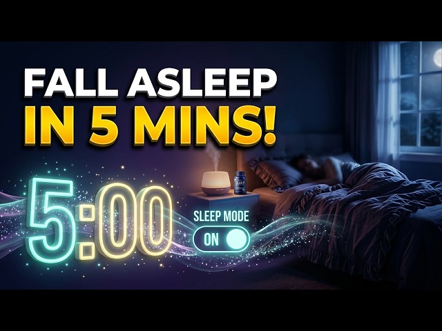 Sleep Hypnosis to Fall Asleep in 5 Minutes | Release Melatonin & Boost Deep Sleep — GOODBYE Insomnia
