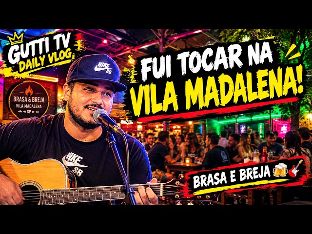 🎤 A música me levou até a Vila Madalena! Ao vivo no Brasa e Breja