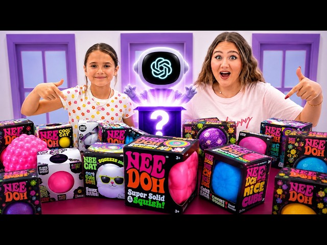 Ruby and Bonnie Let ChatGPT Pick Our Needoh Squishies