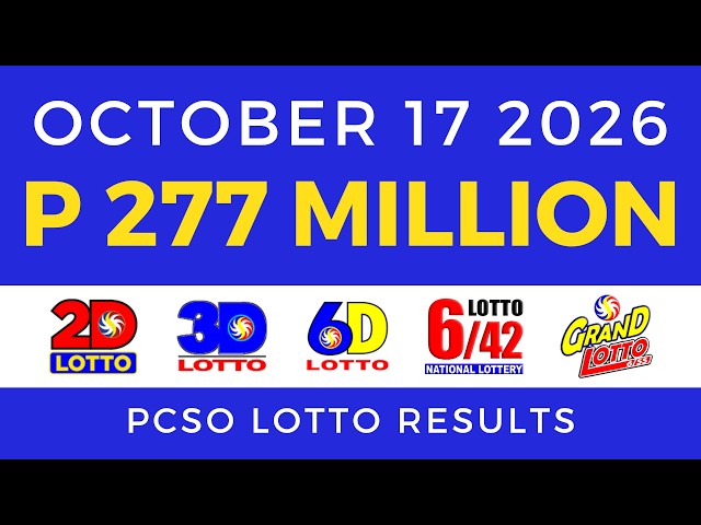Lotto Result Today 9PM October 17 2026 PCSO