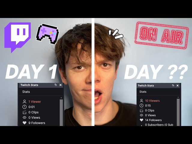 I Streamed On Twitch For 30 Days.... (REALISTIC RESULTS)