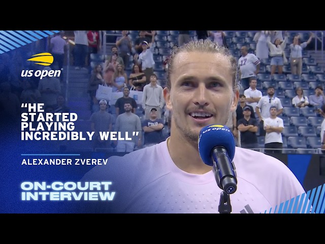 Alexander Zverev On-Court Interview | 2026 US Open Round 4