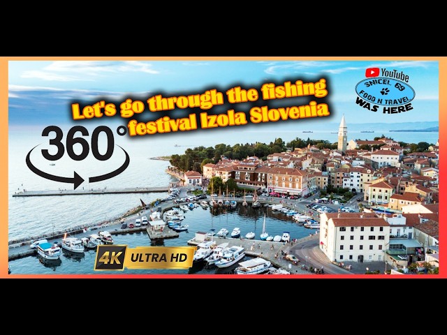 🎣 360° VR Walk Through Fisherman’s Festival Izola 🇸🇮 | Traditional Slovenian Coastal Event Part.2.