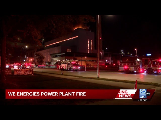 We Energies Power Plant Fire
