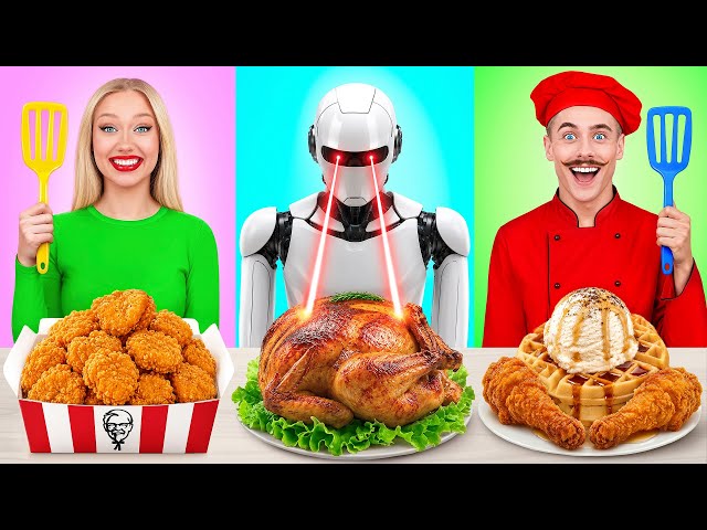 Cooking Challenge with a Robot | Tasty Kitchen Hacks by Multi DO Challenge
