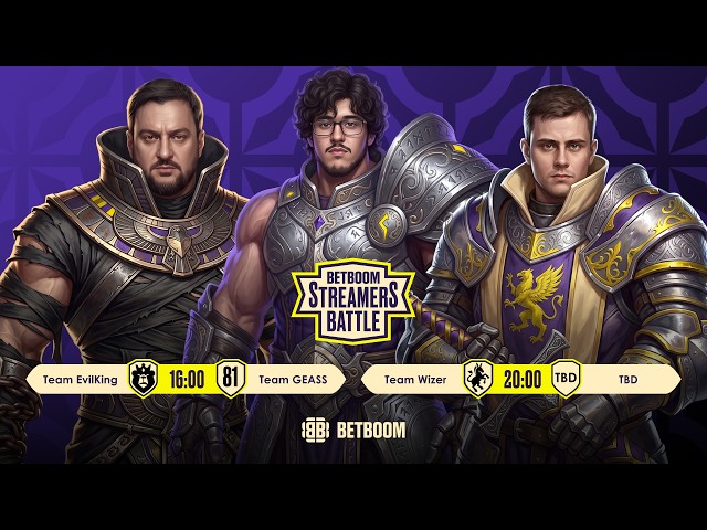 Team Wizer [4:3] Team GEASS | Bo7 | BETBOOM Streamers Battle MLBB #1 | Playoffs | Final day