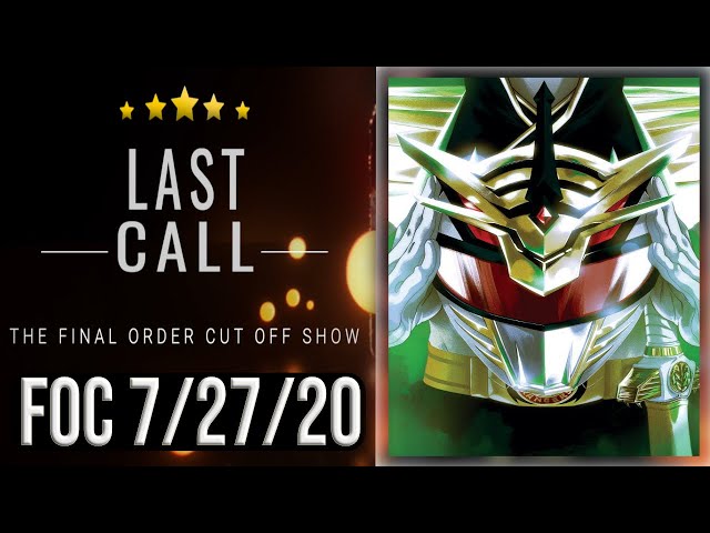 Best Comic Books for Final Order Cut Off 7/27/20