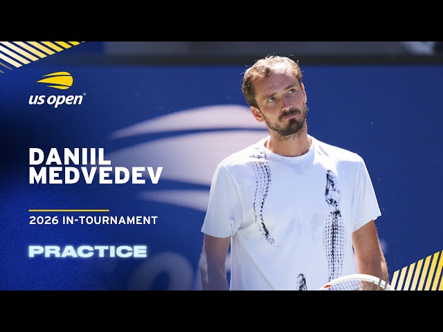 LIVE | Daniil Medvedev | Practice Session | 2026 US Open