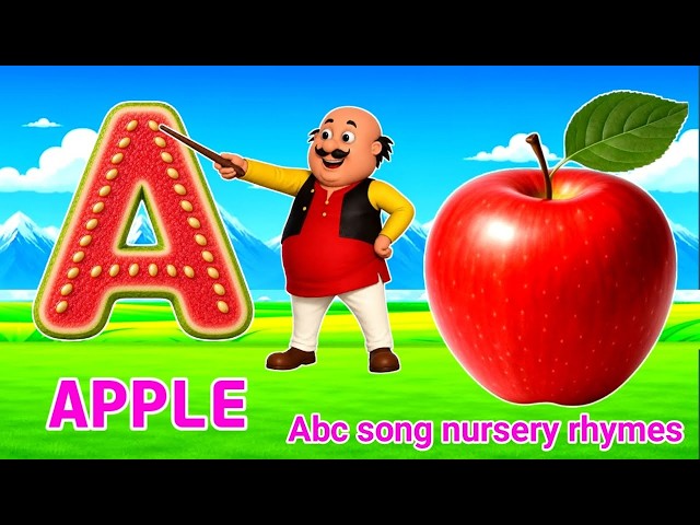 ABC Learning with A for Airplane | Phonics Song for Toddlers | ABCD Cartoon Rhymes