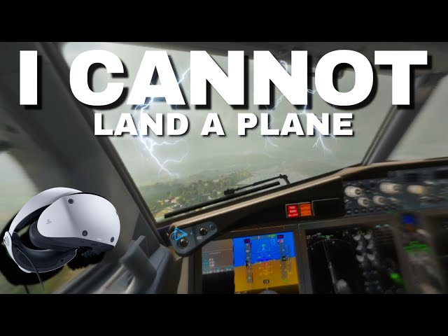 When Flight Sim on PSVR2 becomes a HORROR GAME...