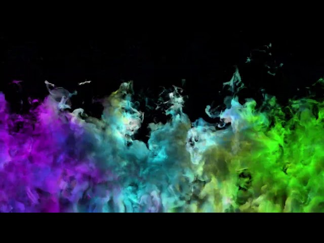 4K VJ Loops - 2 Hour Colorful Ink Smoke Background (No Sound, Seamless Loop)