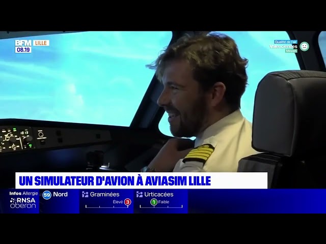 Reportage Simulateur de vol à Lille