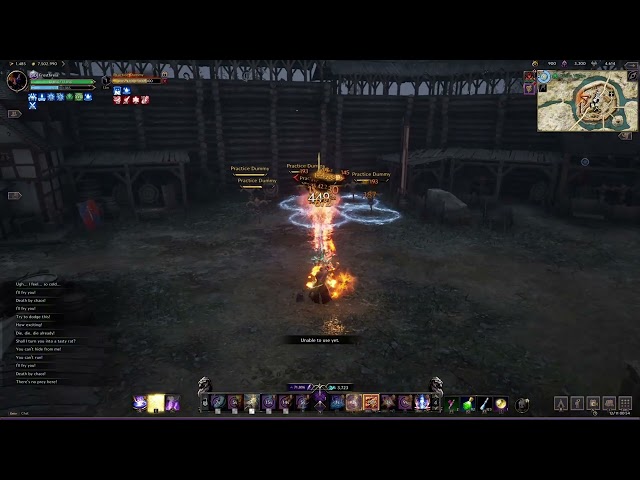 Crossbow / Staff my rotation  and  1 milion damage showcase - 3.7k cp Throne and Liberty