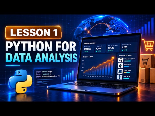 Python Foundations for Data Analysis | Amazon Sales Analytics – Lesson 1